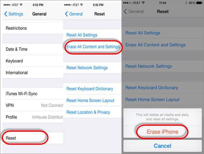 4 Ways to Erase iPhone Data without Restore