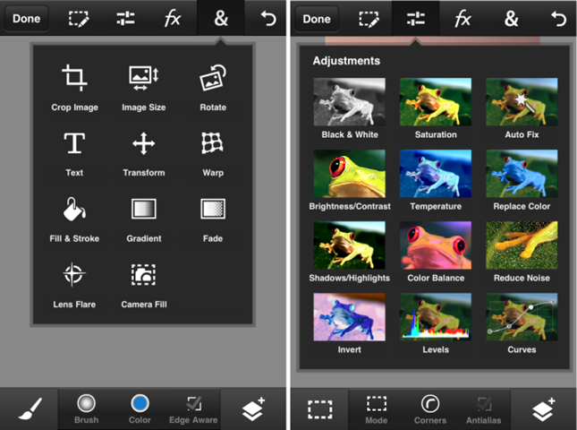 Adobe Photoshop Touch: Desktop