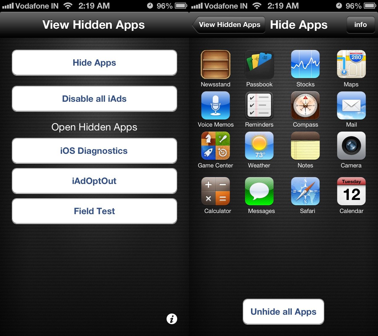 App Store App Lets you Hide Stock iOS Apps and Disable iAds