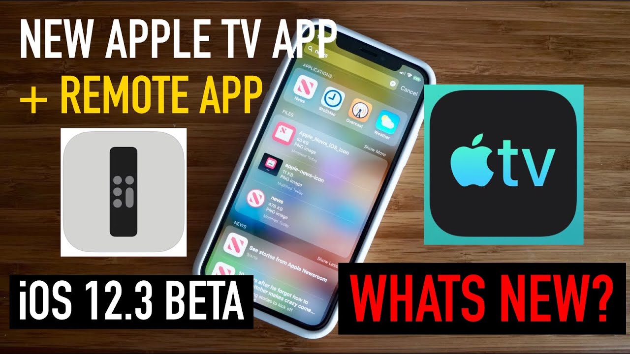 Apple TV App Update iOS 12.3 beta