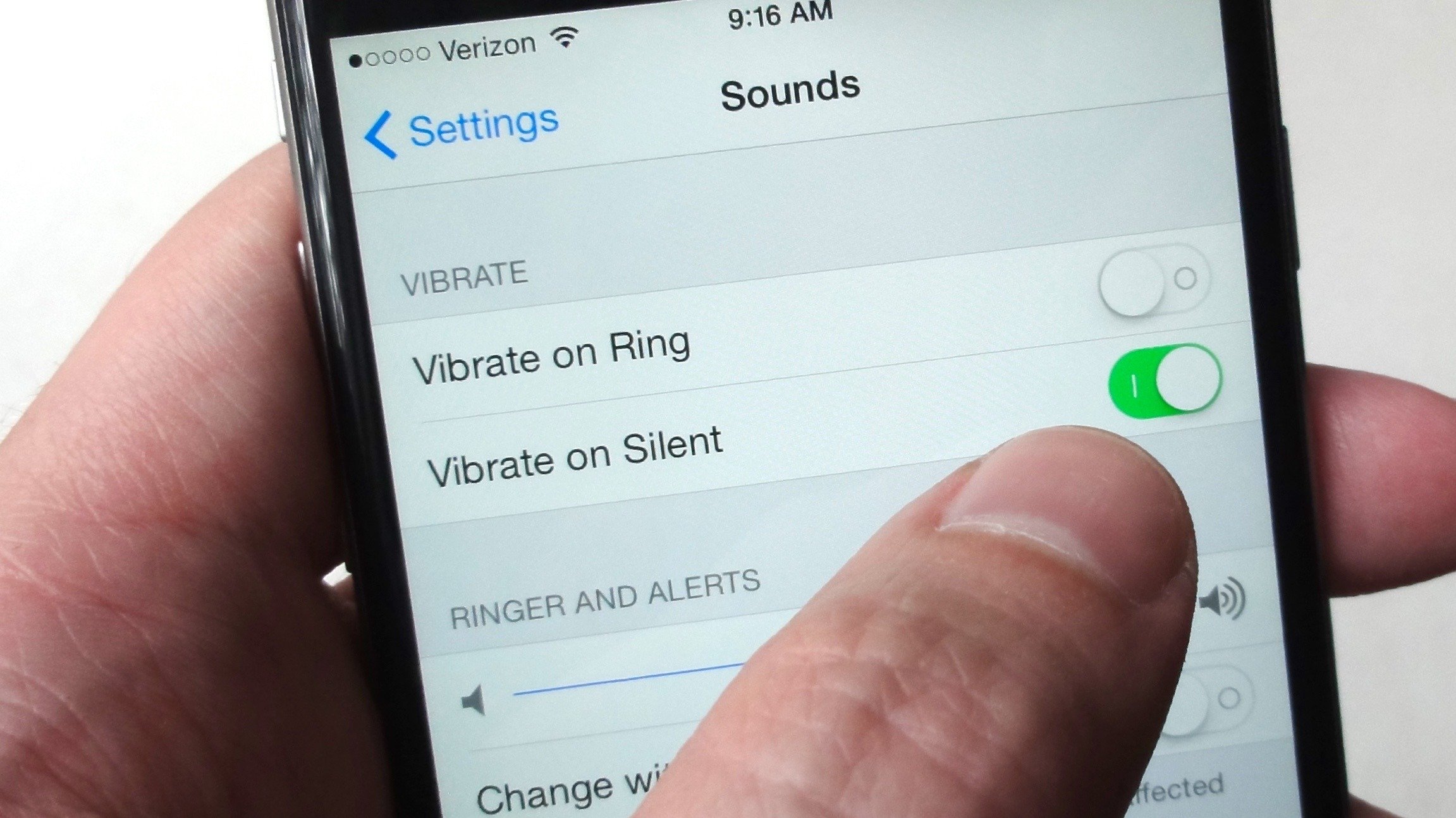 Boost battery life: Turn off Phone Vibration iphone