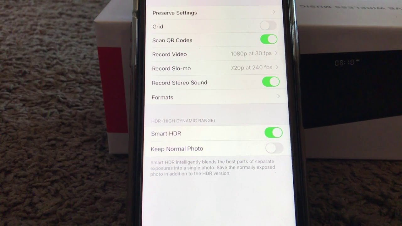 How to change resolution on iPhone