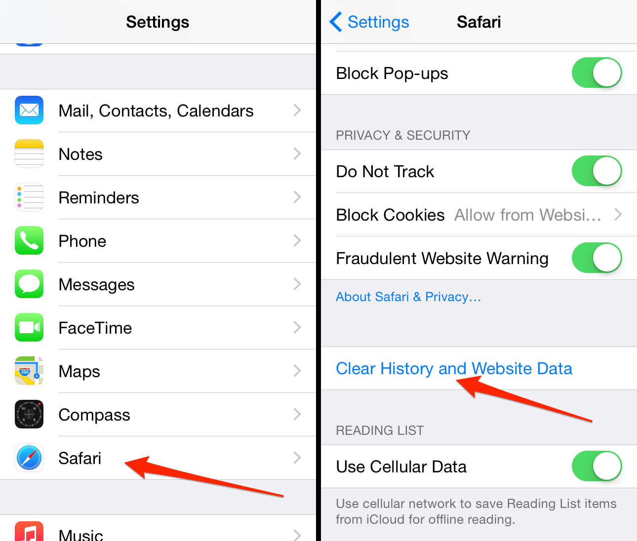 How to Clear Browser History from iPhone