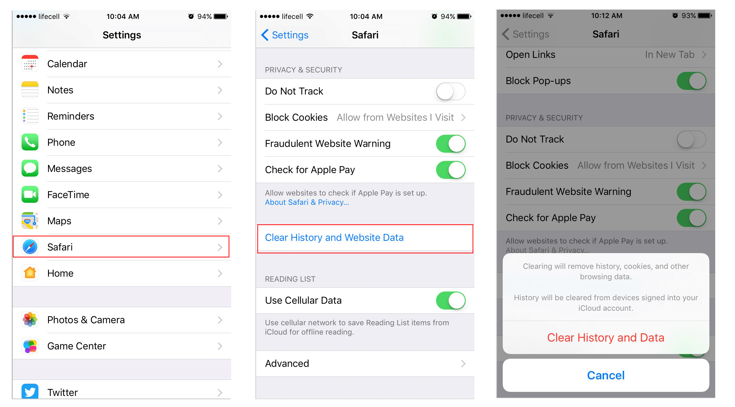 How to Delete Search History on iPhone