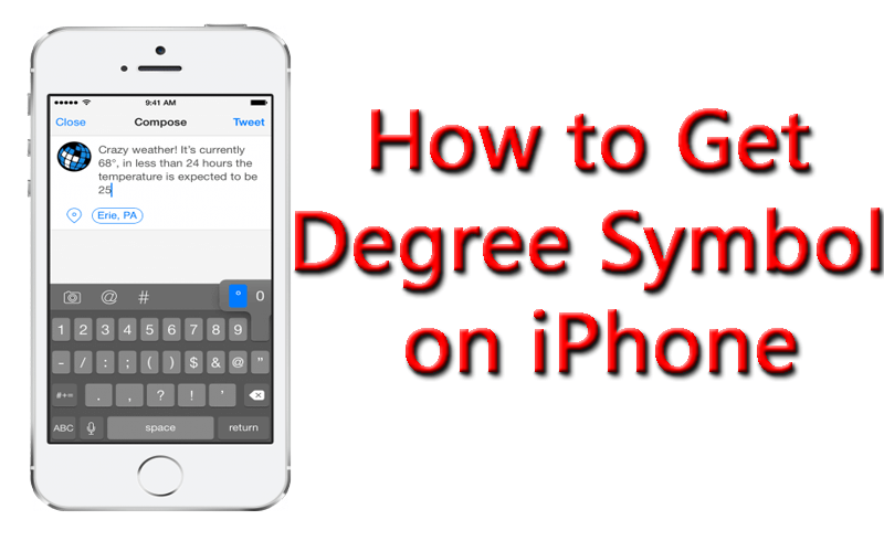 How to Find and Use Degree Symbol on iPhone (°)