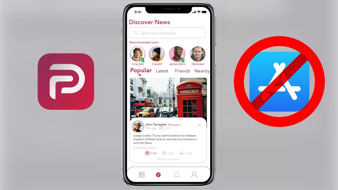 How to get the #Parler app on your iPhone no #appstore ...