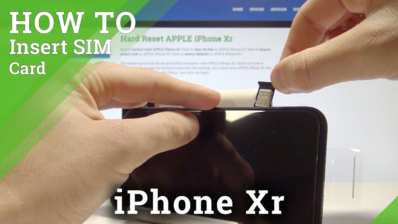 How to Install SIM in iPhone Xr