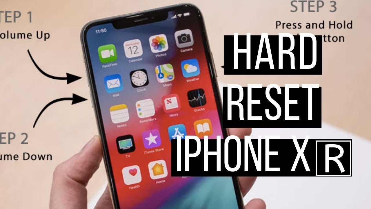 How to Make a Hard Reset to iPhone XR
