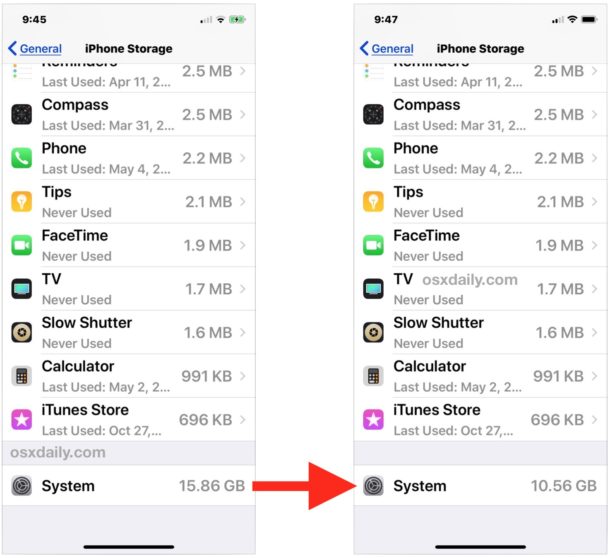 How to Reduce âSystemâ? Storage Size on iPhone or iPad