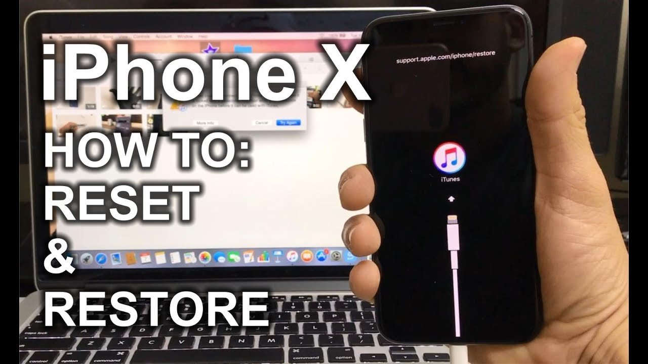 How To Reset & Restore your Apple iPhone X