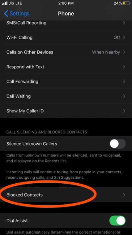 How to see Blocked Contacts on your iPhone (iOS 13)