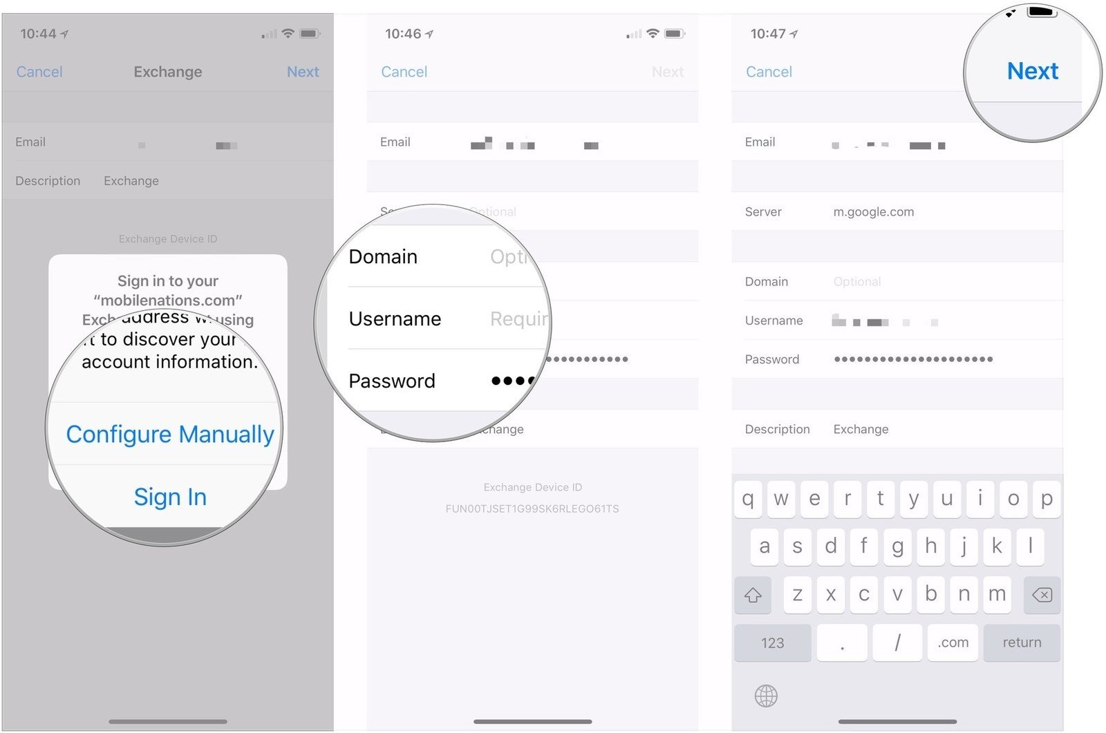 How to set up mail, contacts, and calendars on iPhone and ...
