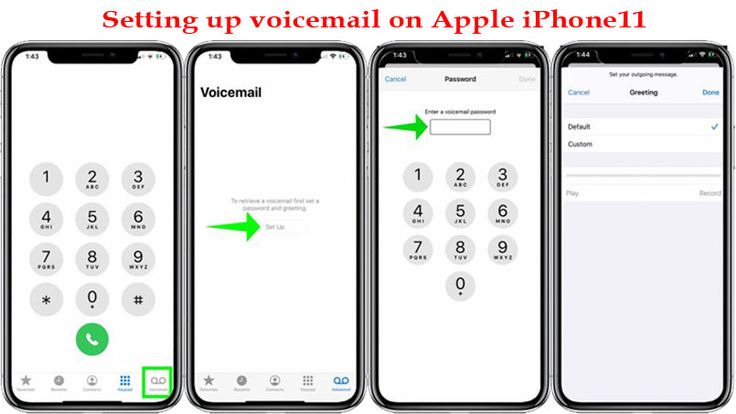 How to Set up Voicemail on Your iPhone 11 Simply and ...