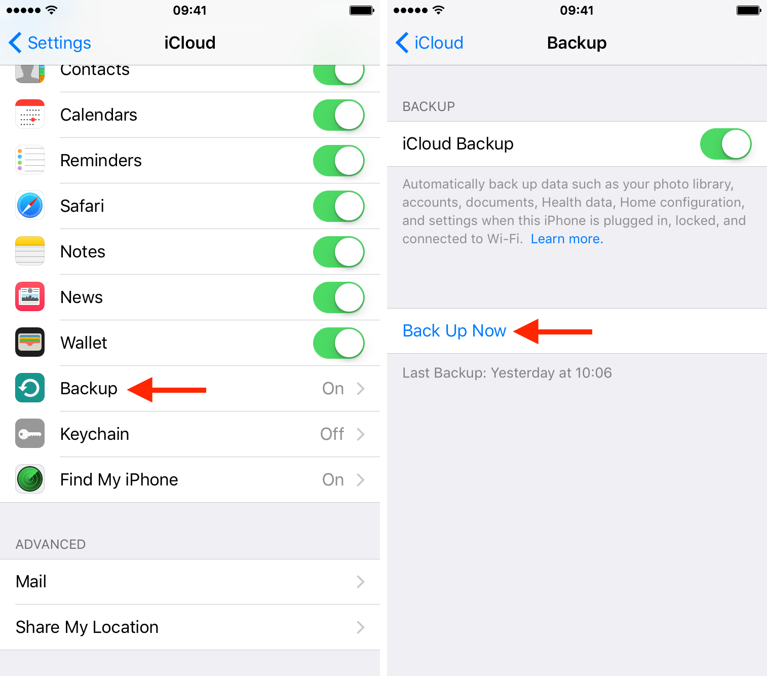 How to setup a new iPhone from an iCloud backup