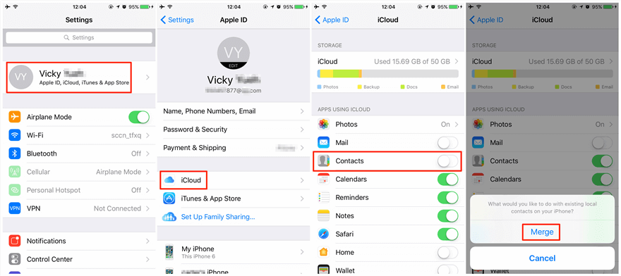 How to Transfer Contacts from iPhone to iPhone