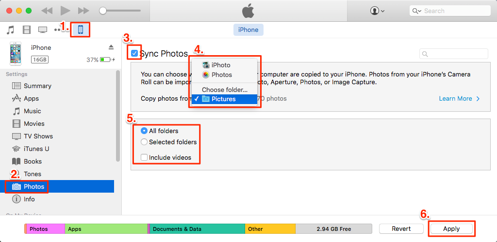 how to transfer photos from computer to iphone 4 easy ways