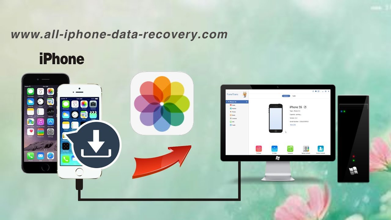How to Transfer Photos Library from iPhone to Computer ...