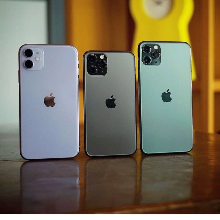 iPhone 11, 11 Pro, and 11Pro Max size comparison