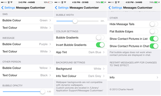 Messages Customiser: Customize The Stock Messaging App In ...