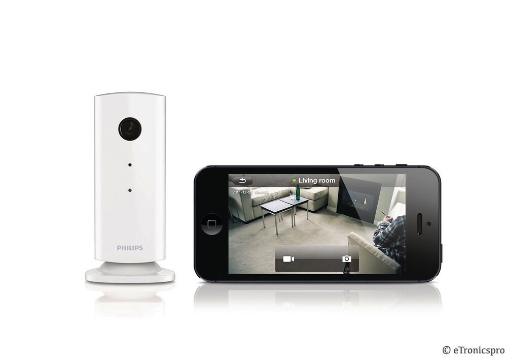 PHILIPS iOS iPHONE WIRELESS HOME MONITOR SECURITY CAMERA ...