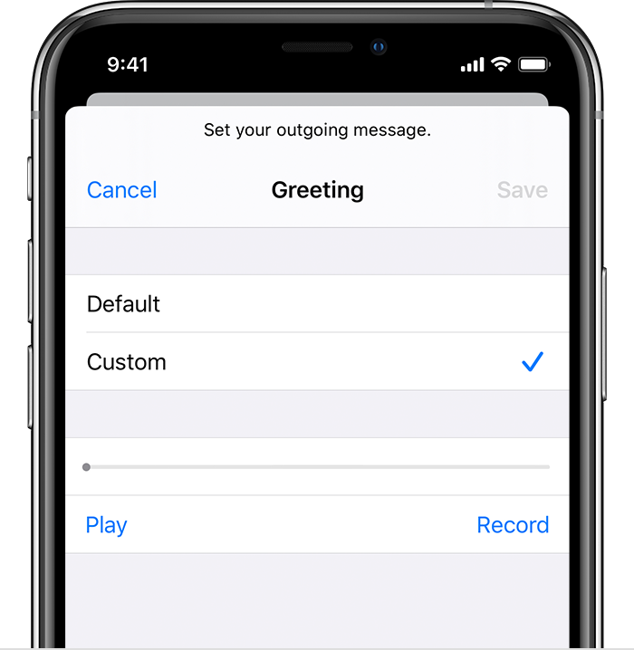 Set up Visual Voicemail on your iPhone