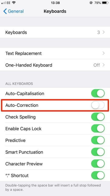 This is how to turn off annoying autocorrect feature in ...