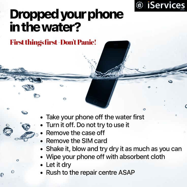 What to do when you drop your iPhone in the water ...