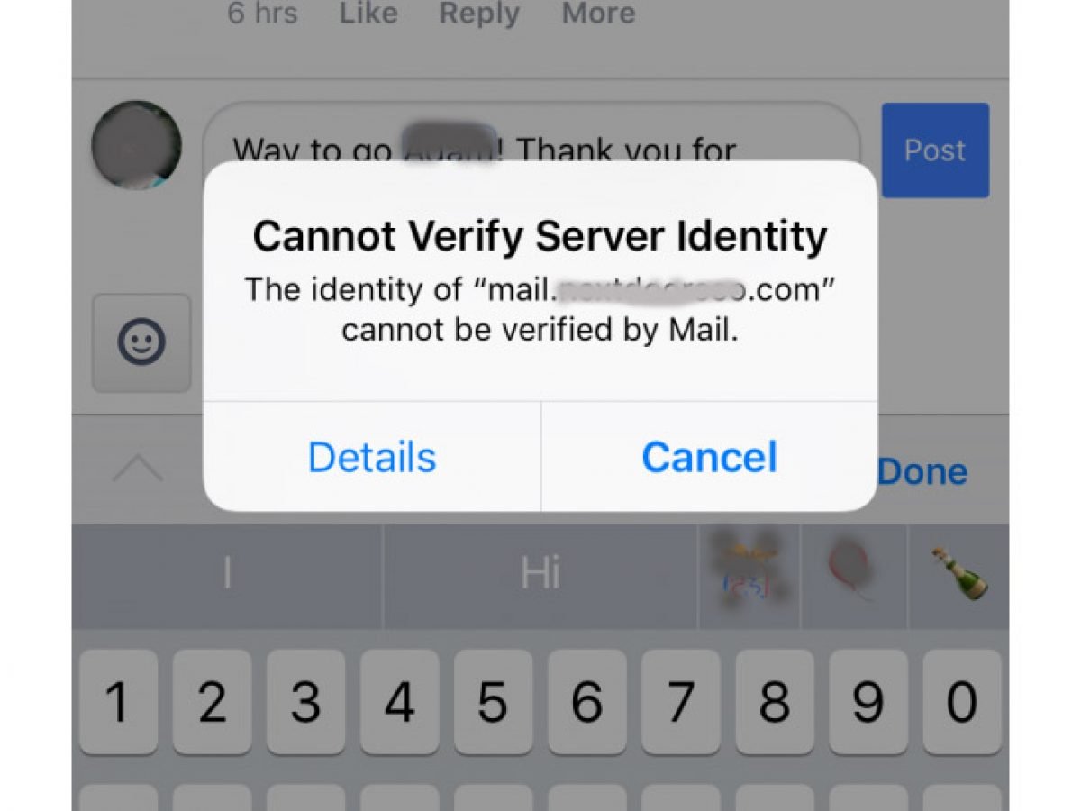 Cannot Verify Server Identity Apple Imap Mail Yahoo Com ...