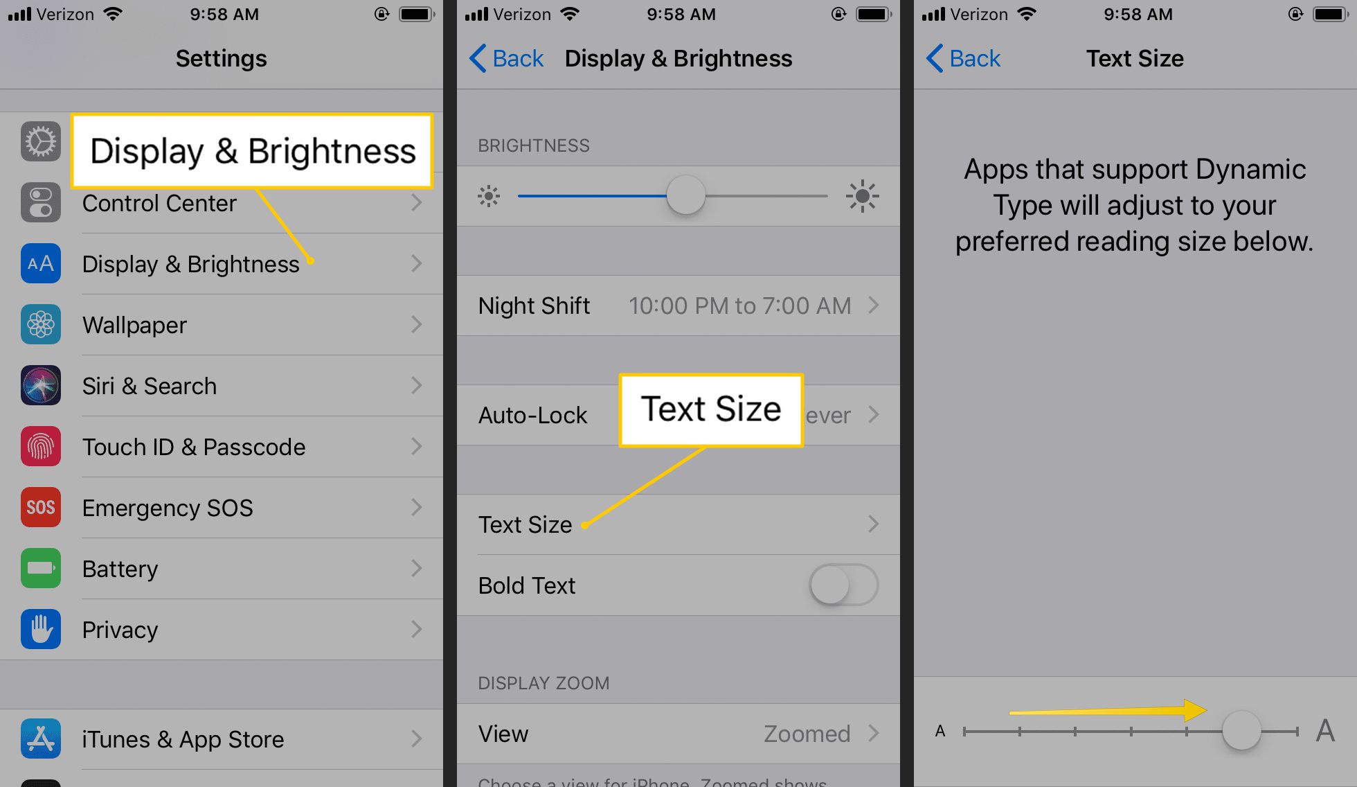 How to Change the Font Size on an iPhone