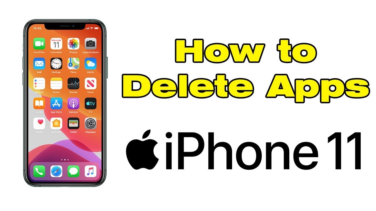 How to Delete Apps on iPhone 11 (Delete Apps iOs 13)