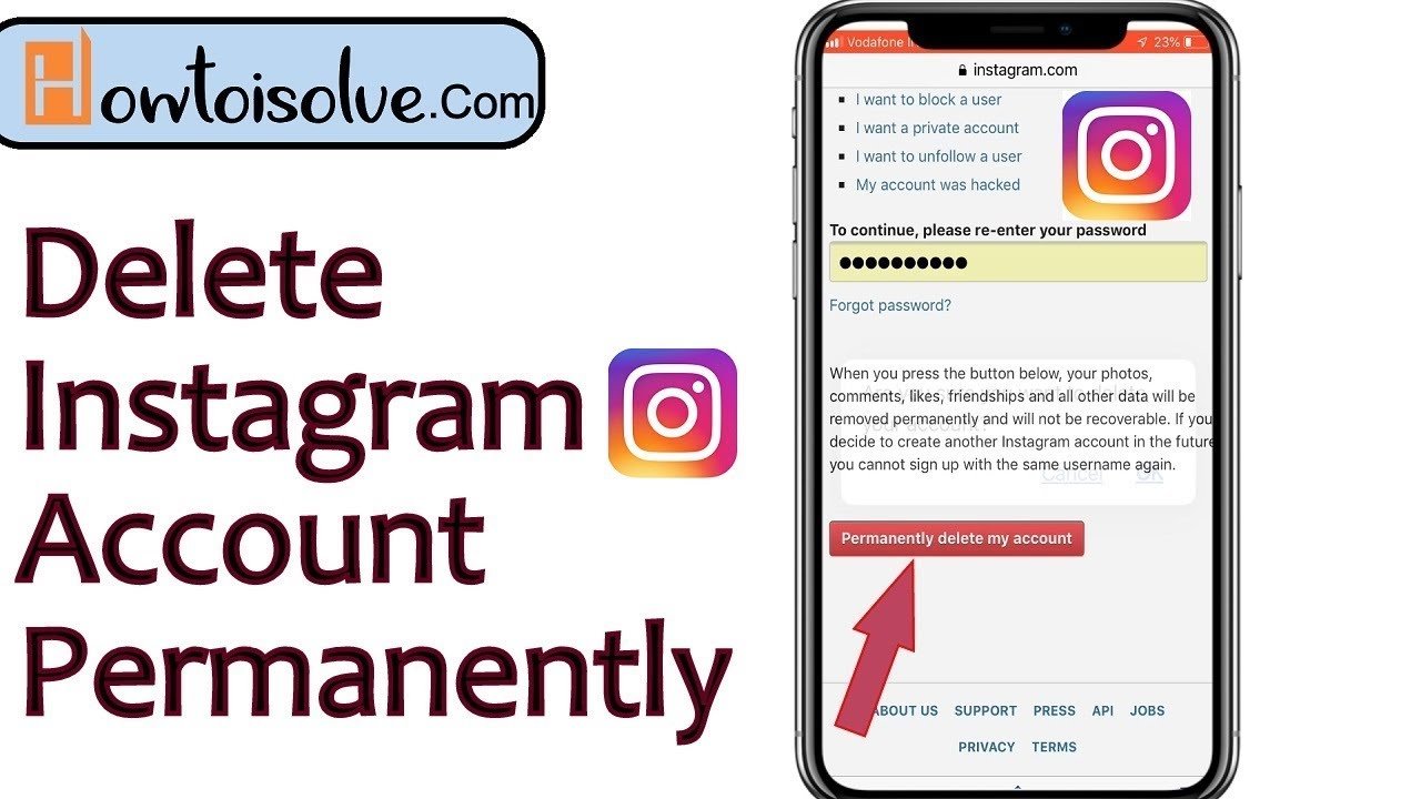 How to Delete Instagram Account 2021 Permanently