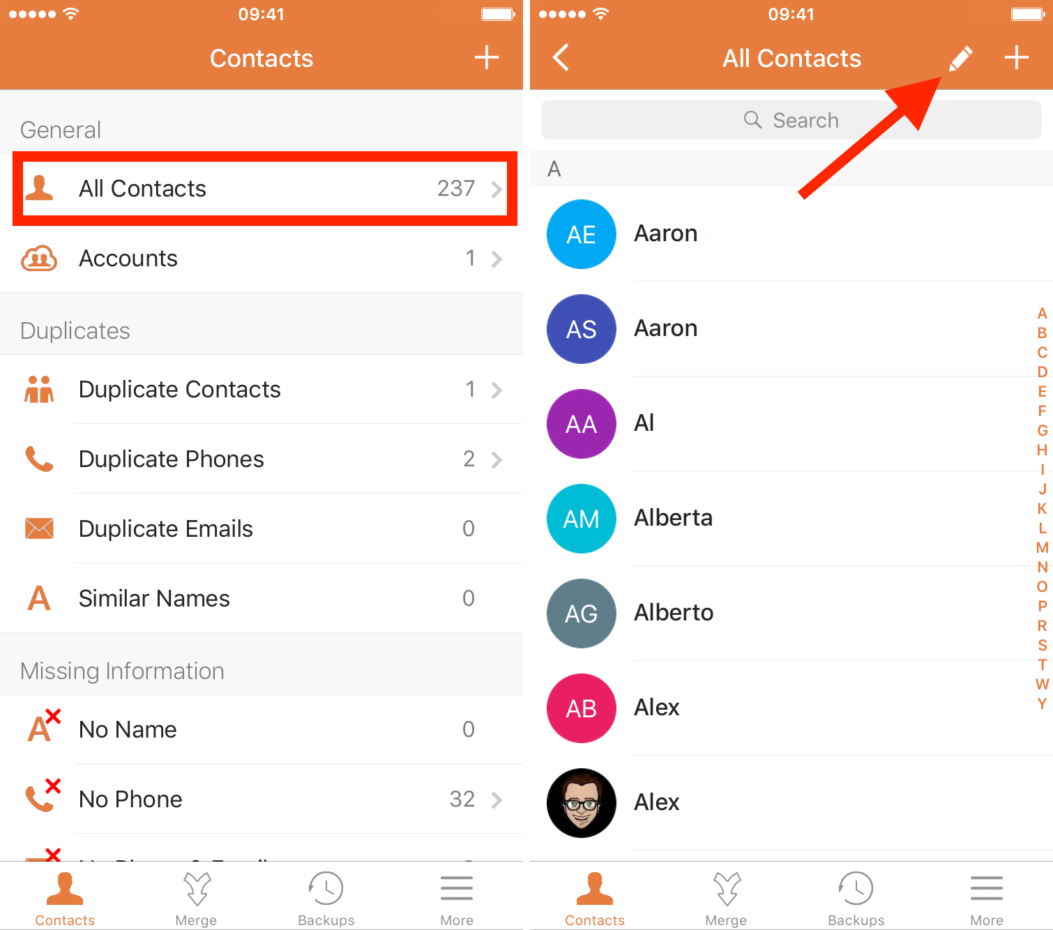 How to delete several contacts at the same time on iPhone