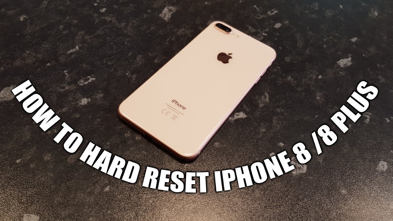 How to HARD RESET iPhone 8/8plus