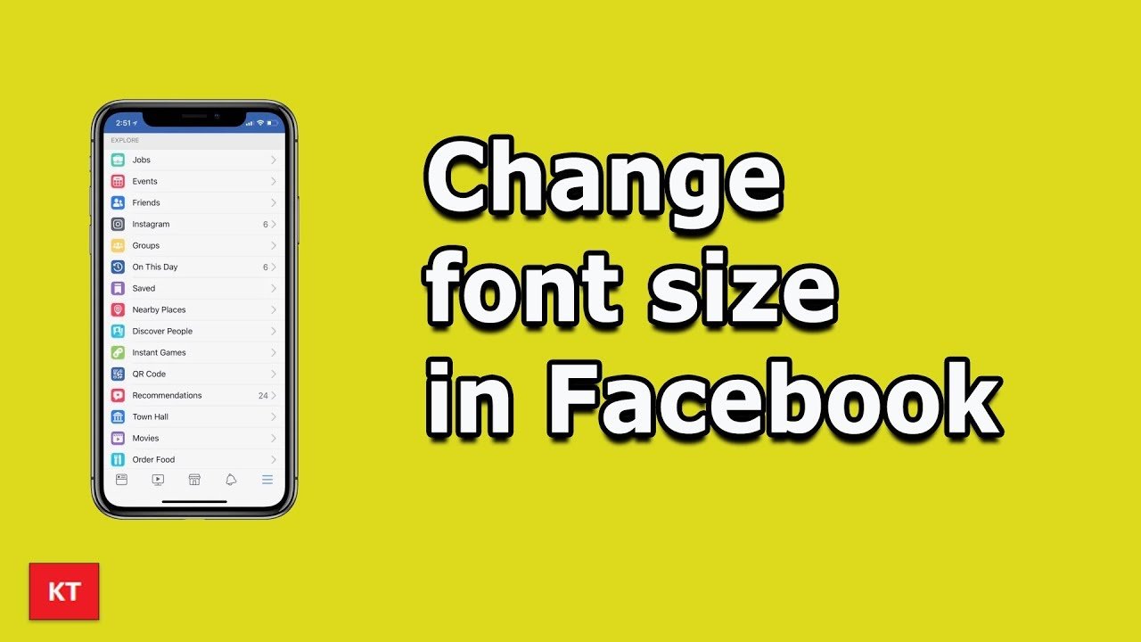 How to make font bigger on iPhone