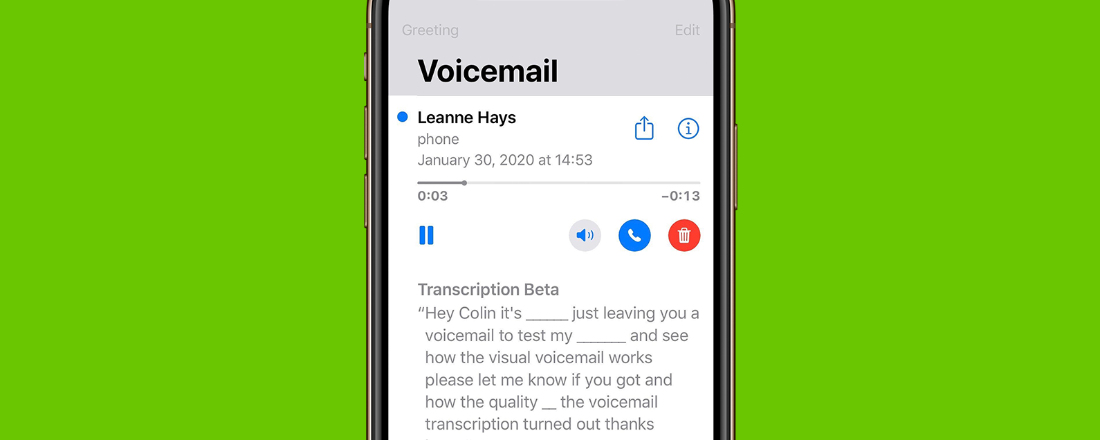 How to Set Up &  Use Voicemail Transcription on Your iPhone