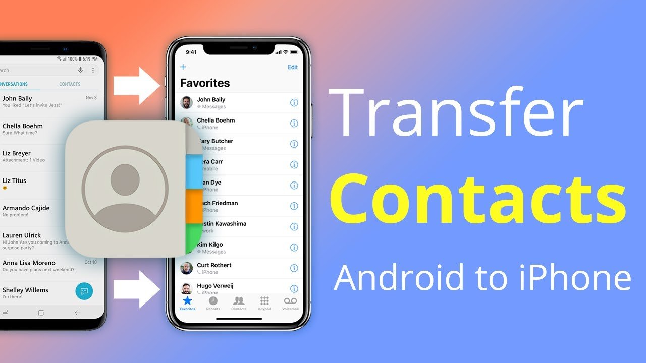 How to Transfer Contacts from Android to iPhone (iPhone 12 ...