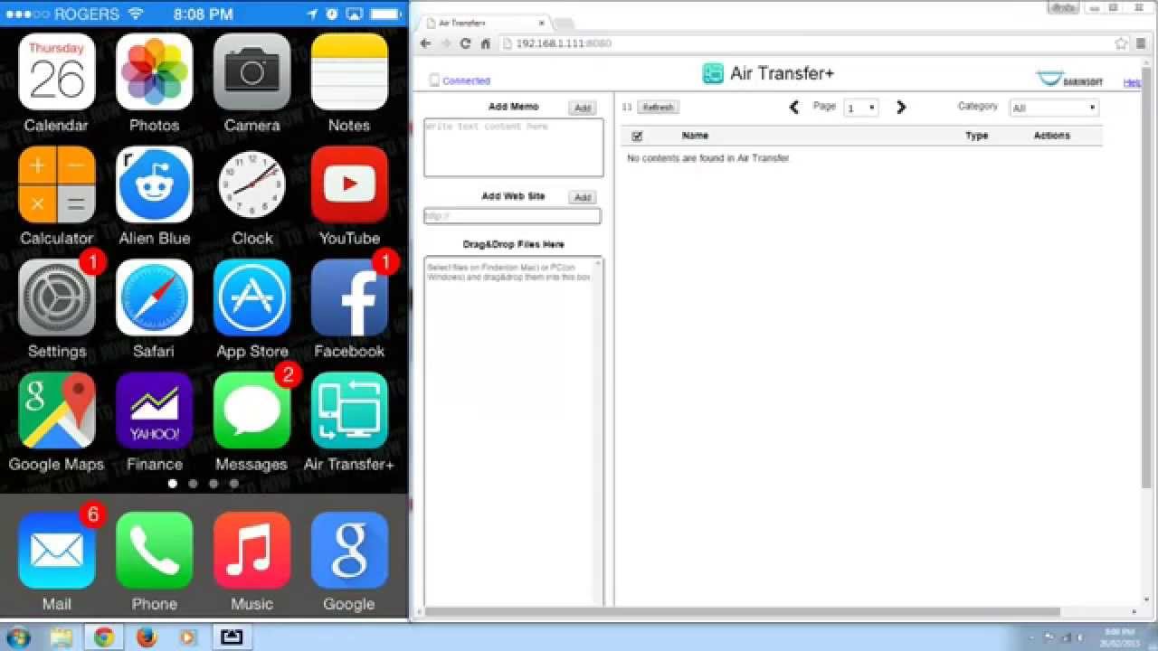 How To Transfer Files From PC to iPhone / iPad / iPod ...