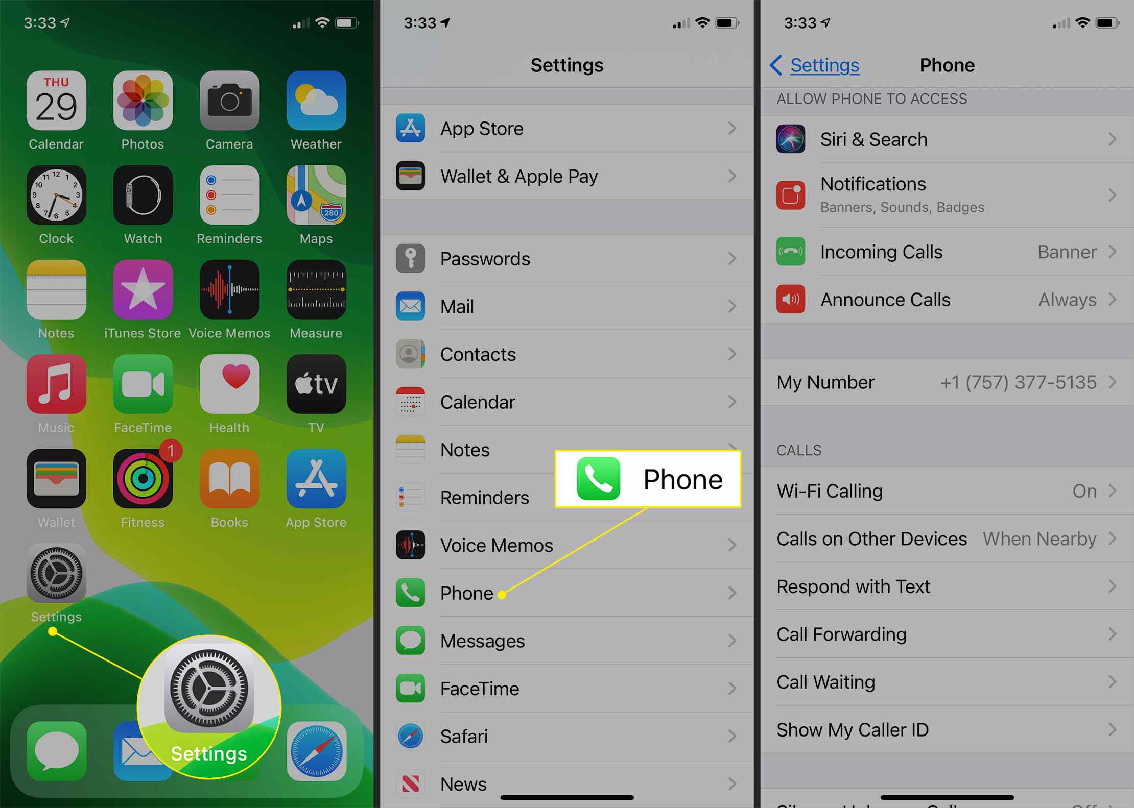How to Use iPhone Caller ID, Call Waiting &  More