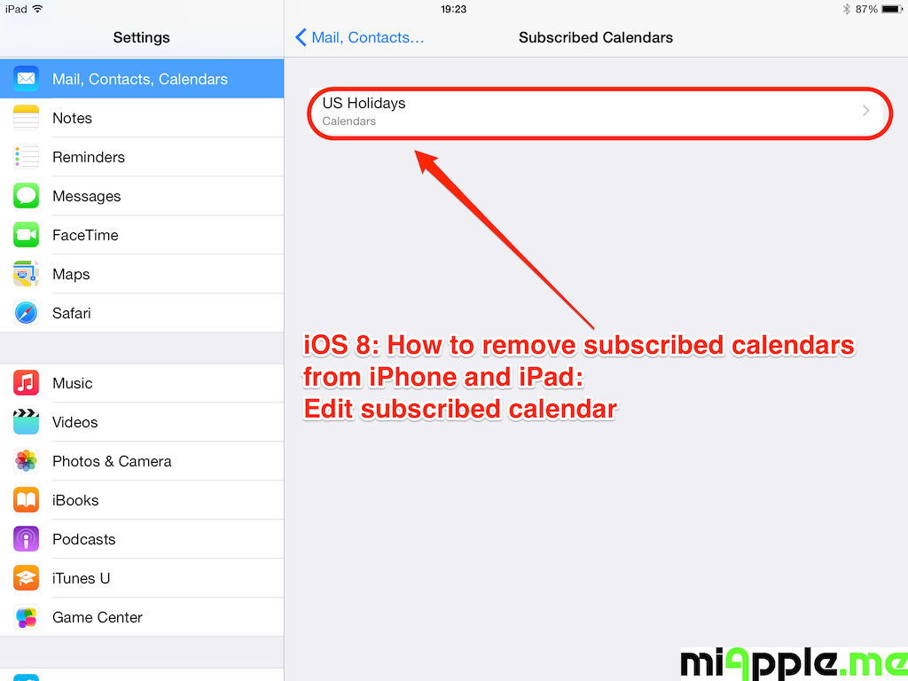 iOS: How To Remove Subscribed Calendars From iPhone And ...