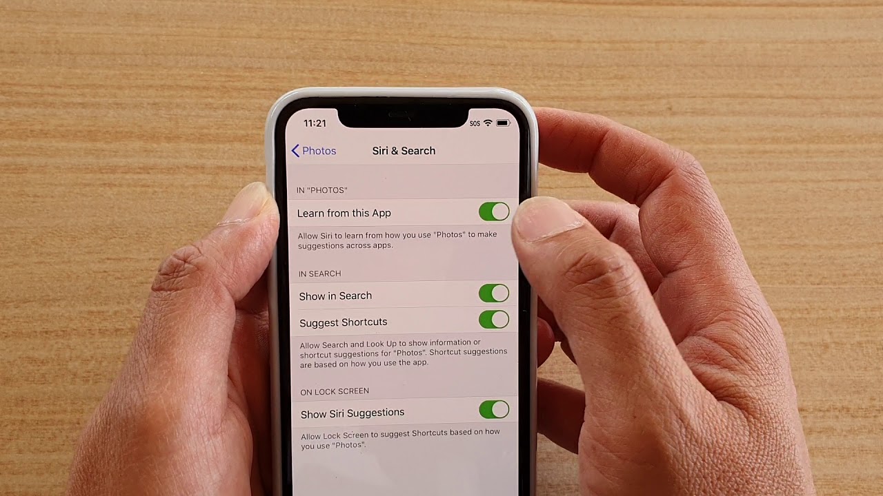 iPhone 11 Pro: How to Enable / Disable Siri &  Search to ...