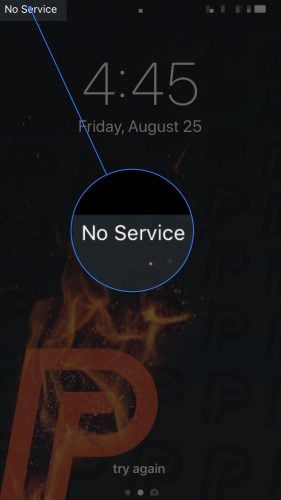 My iPhone Says No Service. Here