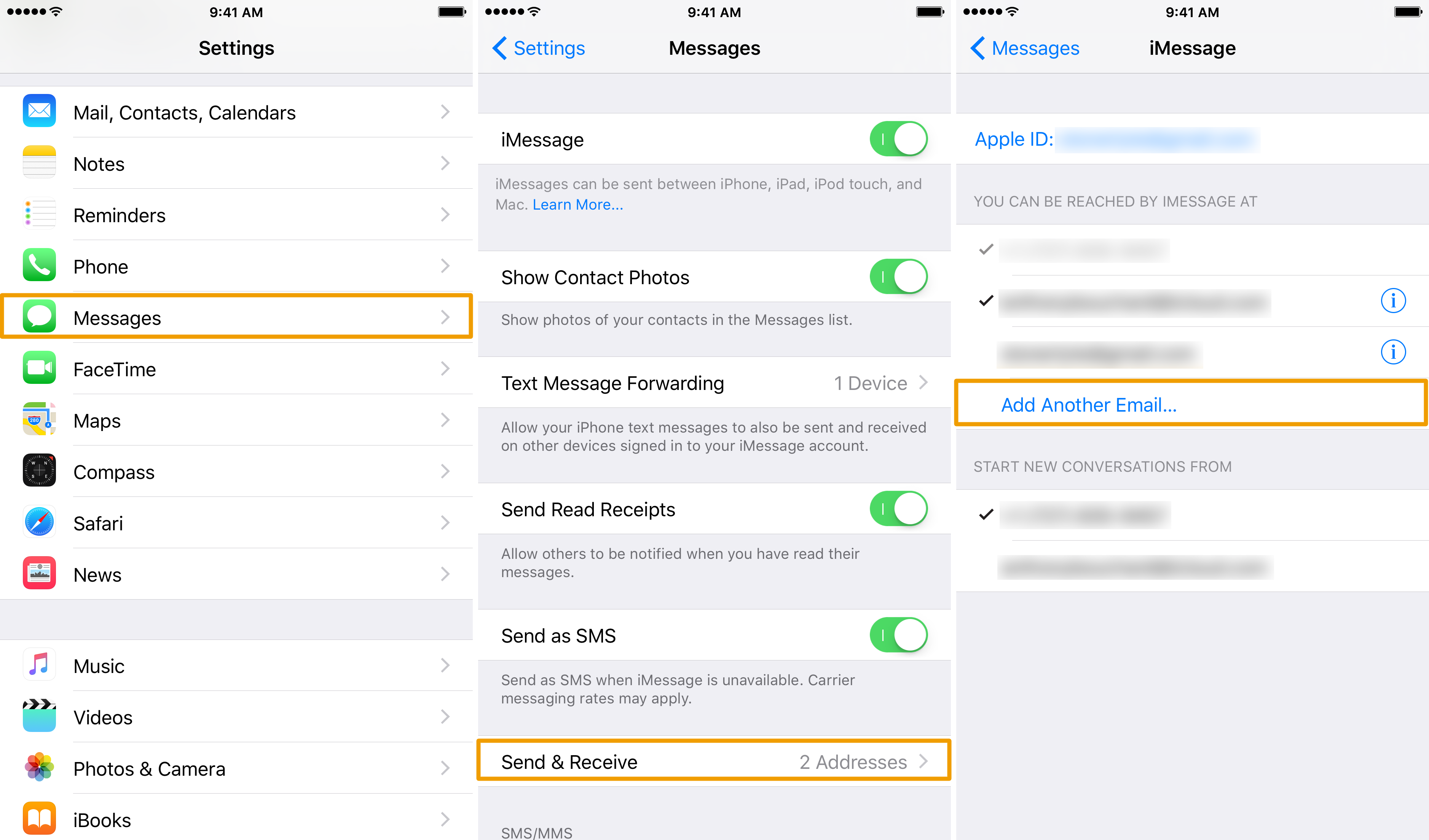 Tip: how to add a new email to your iMessage account in iOS
