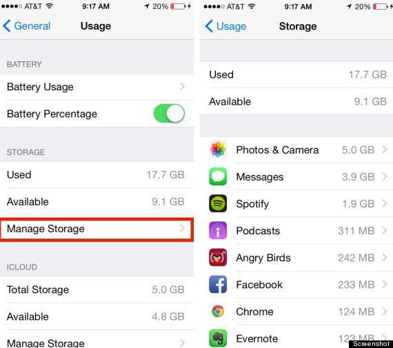 10 Easy Ways To Free Up A Lot Of Space On Your iPhone ...