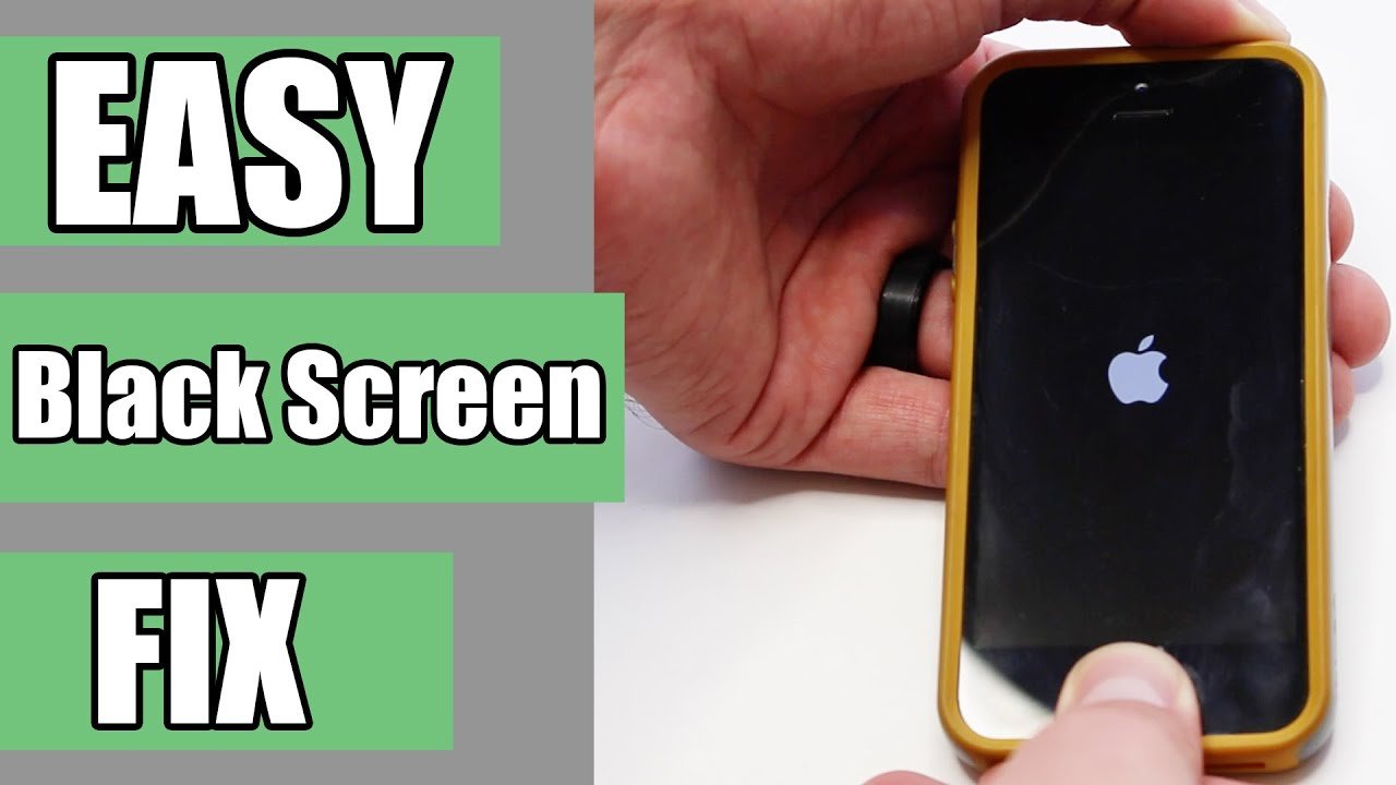 Easiest Fix for (iPhone, iPod, iPad) Black Screen