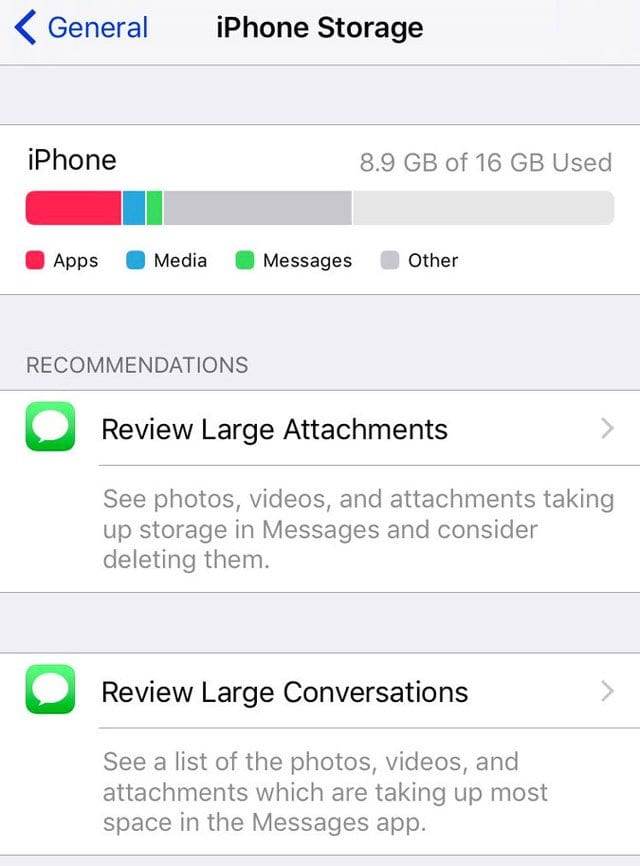 Free Up iPhone Storage with iOS Tools, Recommendations ...