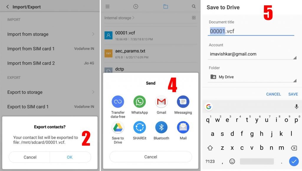 How to Backup Contacts to Google Drive on Android or ...