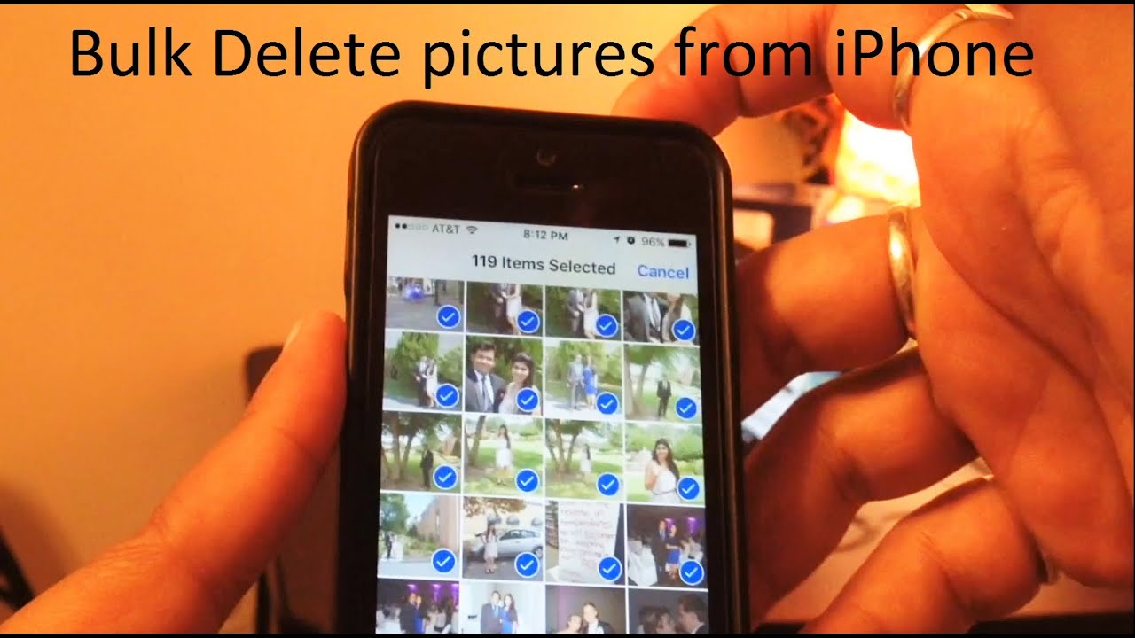 How to bulk delete photos from iPhone 5/5s/6/6s/6sp