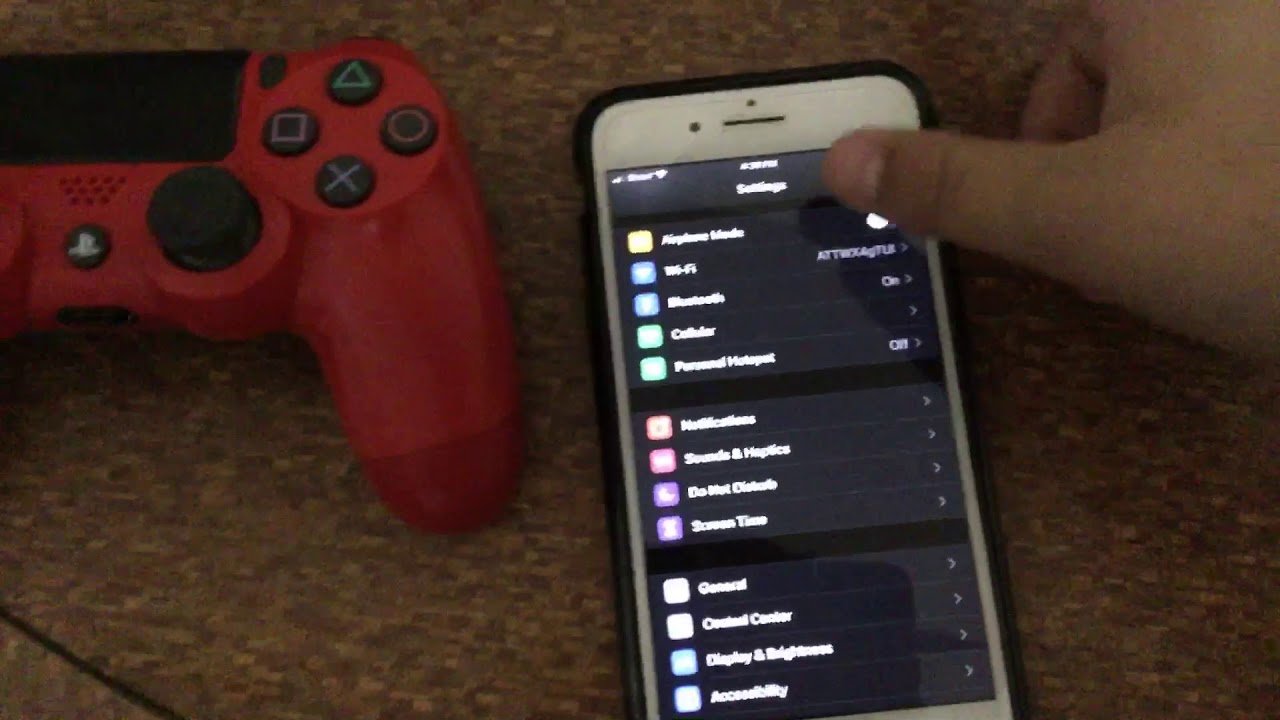 How to connect a PS4 controller to an iPhone