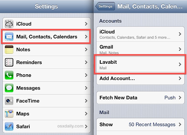 How to Delete an Email Account from iPhone and iPad