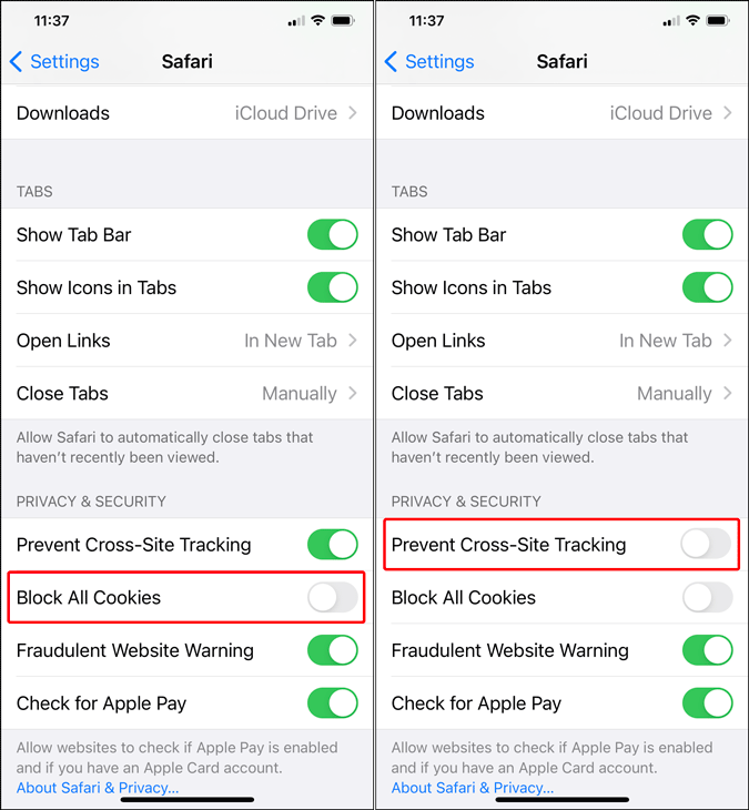 How to Enable Cookies on iPhone on All Browsers